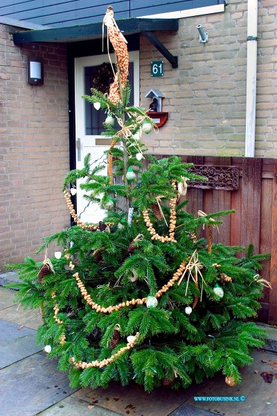 06122001.jpg - FOTOOPDRACHT:Dordrecht:20-12-2006:Pijnenburg 61/63 staat een kerstboom in de voortuin die helemaal is volgehangen met producten voor de diertjesDeze digitale foto blijft eigendom van FOTOPERSBURO BUSINK. Wij hanteren de voorwaarden van het N.V.F. en N.V.J. Gebruik van deze foto impliceert dat u bekend bent  en akkoord gaat met deze voorwaarden bij publicatie.EB/ETIENNE BUSINK